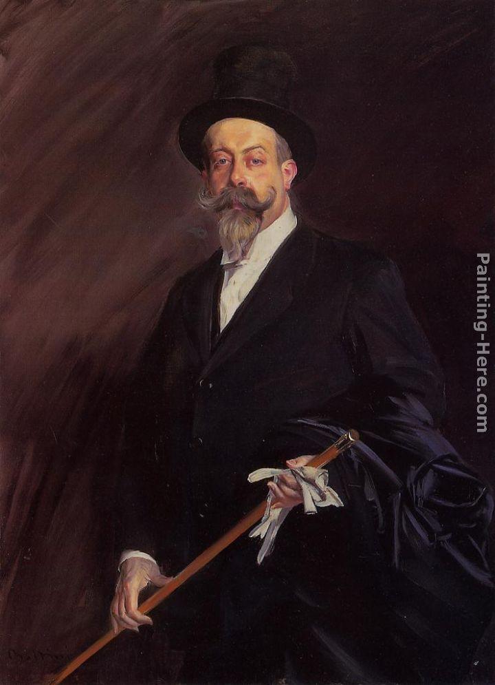 Giovanni Boldini Portrait of 'Willy', The Writer Henri Gauthier-Villarscirca